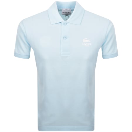 Product Image for Lacoste Logo Polo T Shirt Pale Blue