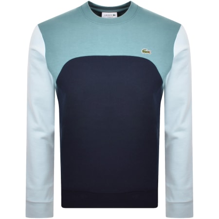 Product Image for Lacoste Colour Block Sweatshirt Blue