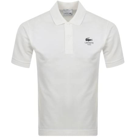 Product Image for Lacoste Logo Polo T Shirt White