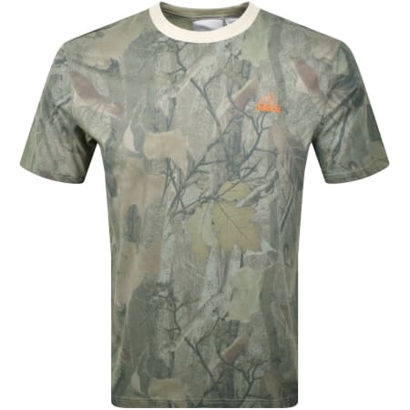 Product Image for adidas Originals Camo Loose Fit T Shirt Green