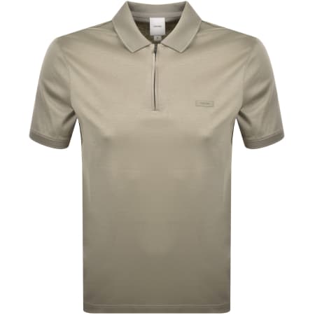 Product Image for Calvin Klein Welt Polo T Shirt Khaki