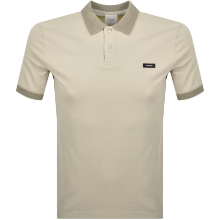 Product Image for Calvin Klein Polo T Shirt Beige
