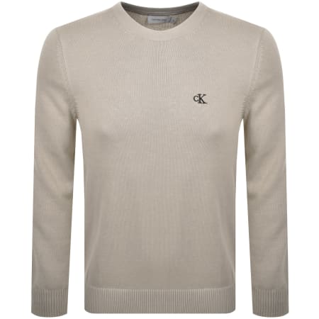 Product Image for Calvin Klein Jeans Texture Jumper Beige