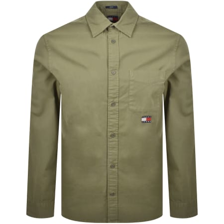 Product Image for Tommy Jeans Twill Shirt Green