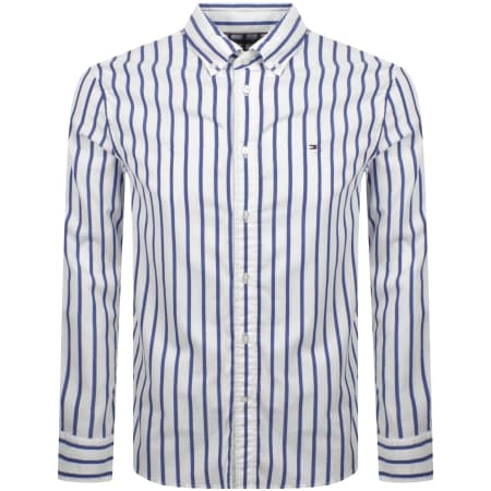 Product Image for Tommy Hilfiger Flex Poplin Long Sleeve Shirt White