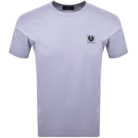 Product Image for Belstaff Short Sleeve Logo T Shirt Pale Heather