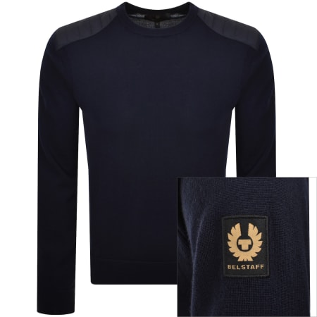 Product Image for Belstaff Kerrigan Wool Jumper Navy