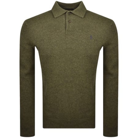 Product Image for Ralph Lauren Long Sleeved Knit Polo T Shirt Green