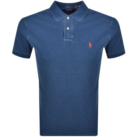 Product Image for Ralph Lauren Short Sleeved Knit Polo T Shirt Blue