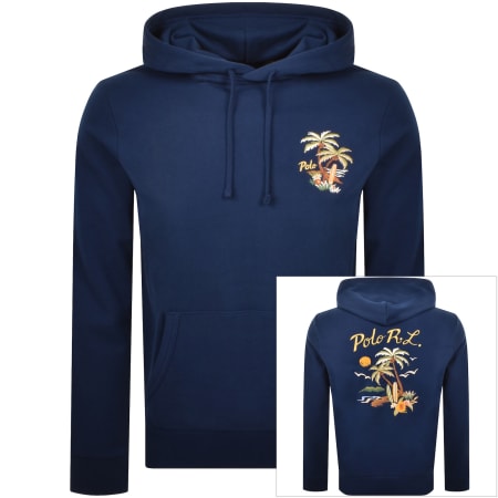 Product Image for Ralph Lauren Classic Hoodie Blue