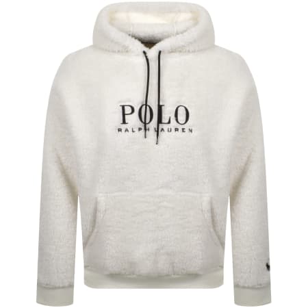 Product Image for Ralph Lauren Fleece Hoodie White
