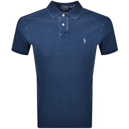 Product Image for Ralph Lauren Short Sleeved Knit Polo T Shirt Blue