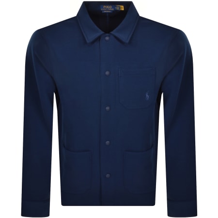 Product Image for Ralph Lauren Long Sleeve Sport Overshirt Navy