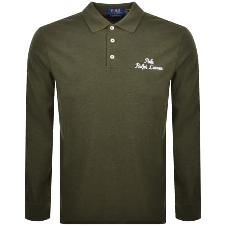 Product Image for Ralph Lauren Long Sleeved Polo T Shirt Green