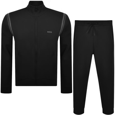 Product Image for BOSS Full Zip Tracksuit Set Black
