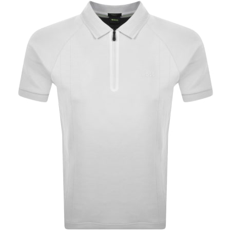 Product Image for BOSS Philix DropNeedle Polo T Shirt Grey