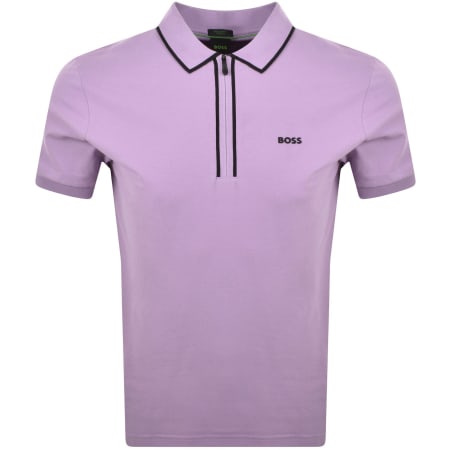 Product Image for BOSS Philix Tape Polo T Shirt Lilac