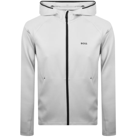 Product Image for BOSS Sicon Active Full Zip Hoodie Grey
