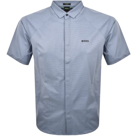 Product Image for BOSS B Excurse Short Sleeve Shirt Blue