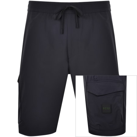 Product Image for BOSS Urbanex Tapered Fit Cargo Shorts Navy