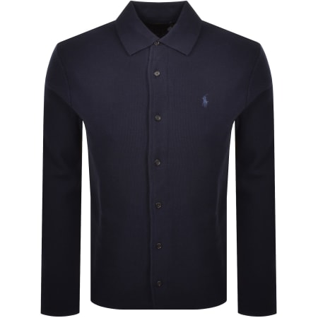 Product Image for Ralph Lauren Long Sleeved Knit Polo Navy