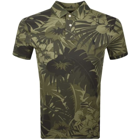 Product Image for Ralph Lauren Custom Slim Fit Polo T Shirt Green