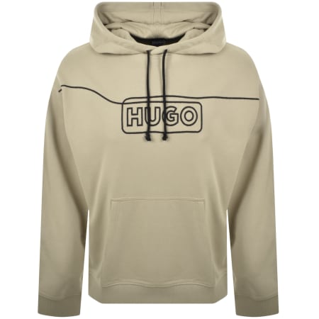 Product Image for HUGO Blue Noiderhood Hoodie Medium Beige