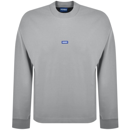 Product Image for HUGO Blue Nedro Sweatshirt Grey