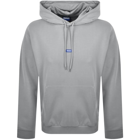 Product Image for HUGO Blue Nalonso Hoodie Grey