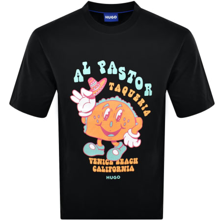 Product Image for HUGO Blue Nugotacos T Shirt Black