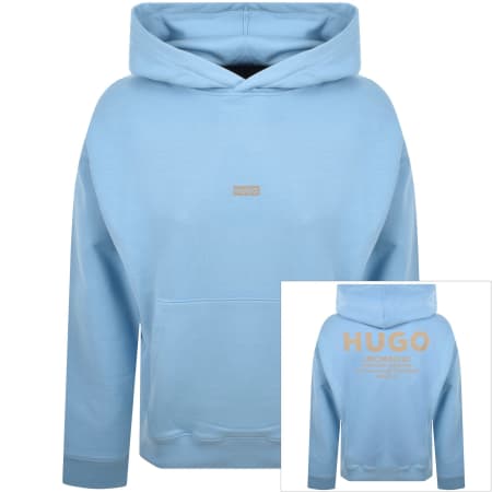Product Image for HUGO Blue Nazardo Hoodie Blue