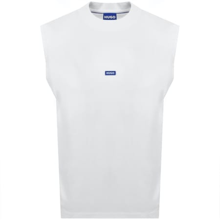 Product Image for HUGO Blue Navertz Vest White