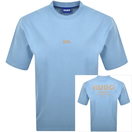 Product Image for HUGO Blue Nalono T Shirt Blue
