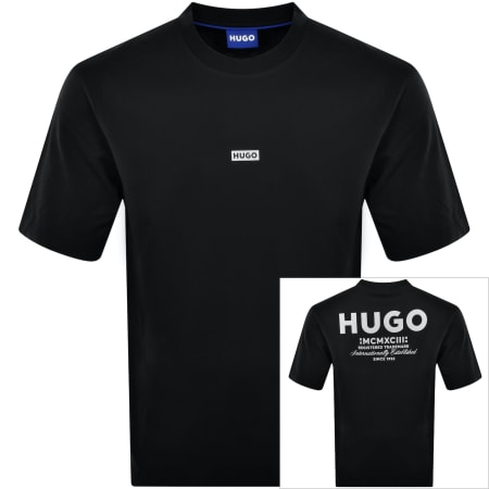 Product Image for HUGO Blue Nalono T Shirt Black