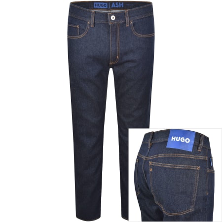 Product Image for HUGO Blue Ash Dark Wash Slim Fit Jeans