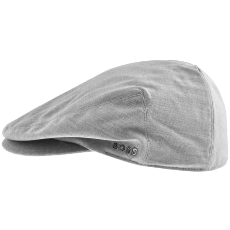 Product Image for BOSS Stefaan Techwool Flat Cap Grey
