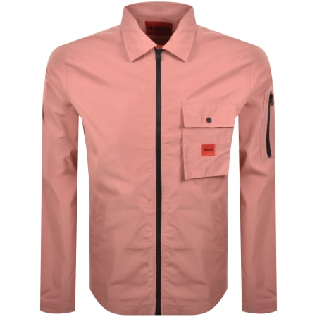 Product Image for HUGO Emmond Overshirt Jacket Pink