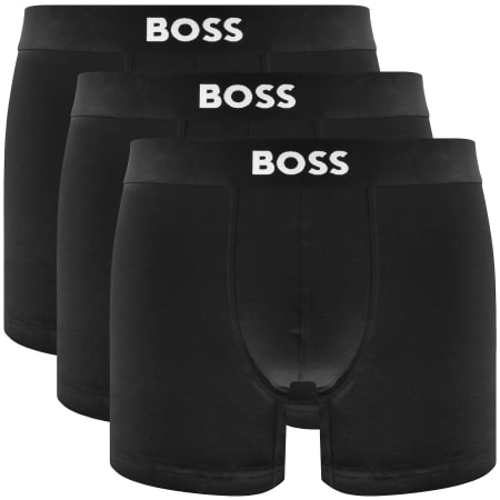 Product Image for BOSS ONE 3 Pack Boxer Briefs Black