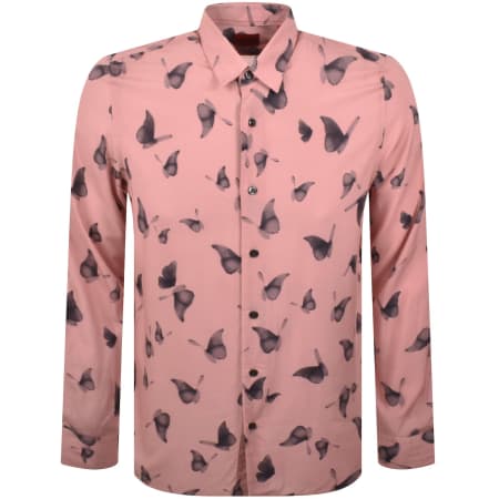 Product Image for HUGO Emero Animal Graphic Shirt Pink