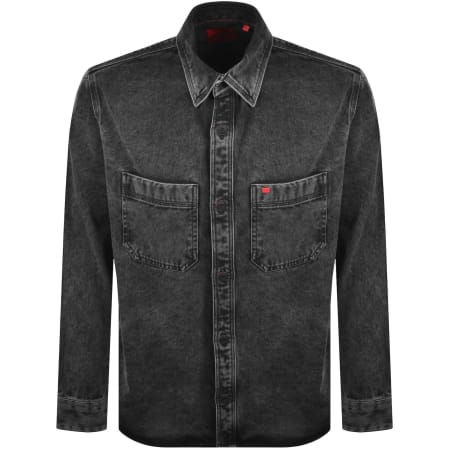 Product Image for HUGO Erato Overshirt Jacket Grey