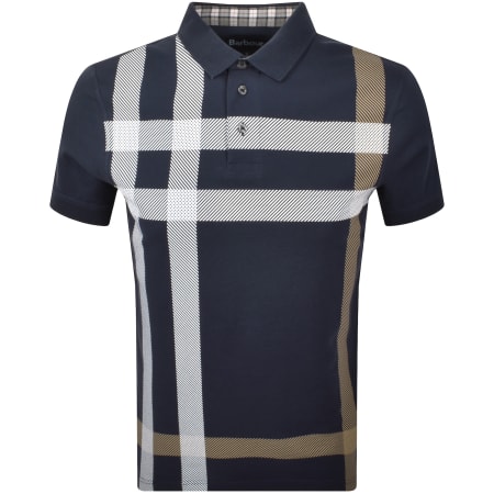 Product Image for Barbour Blaine Short Sleeve Polo T Shirt Navy