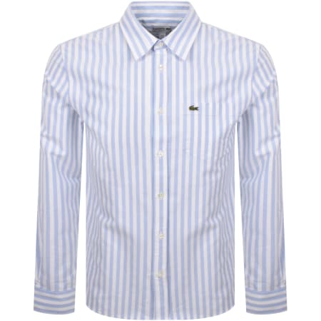 Product Image for Lacoste Long Sleeved Oxford Shirt Blue