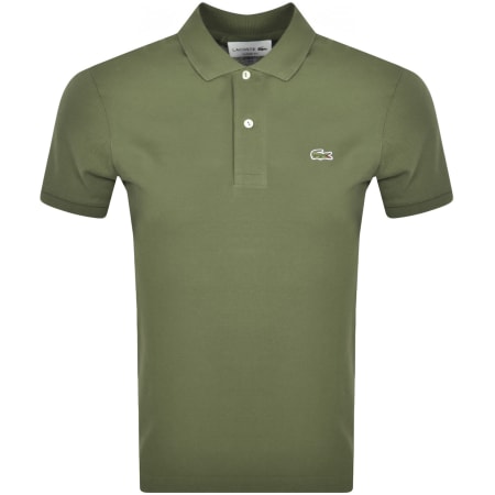 Product Image for Lacoste Short Sleeved Polo T Shirt Khaki