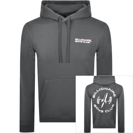 Product Image for Billionaire Boys Club Rocket Logo Hoodie Grey
