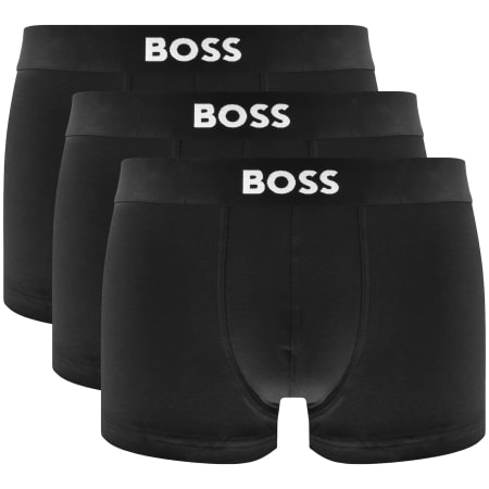 Product Image for BOSS ONE Underwear 3 Pack Trunks Black