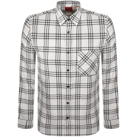 Product Image for HUGO Long Sleeved Emero Shirt Natural