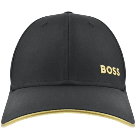 Product Image for BOSS Bold Baseball Cap Black And Gold