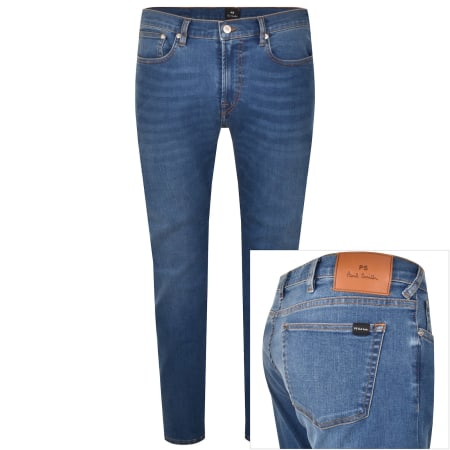 Product Image for Paul Smith Tapered Fit Jeans Mid Wash Blue