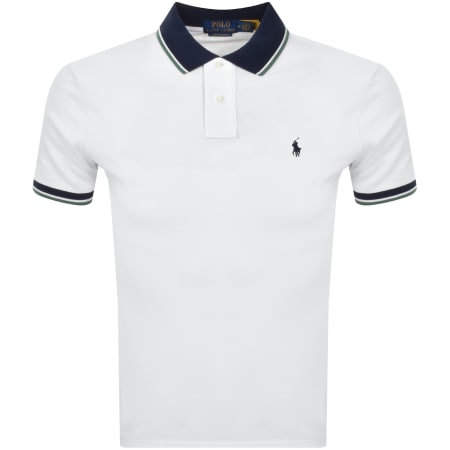 Product Image for Ralph Lauren Custom Slim Fit Polo T Shirt White