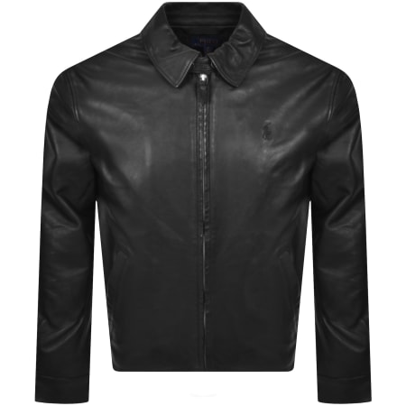 Product Image for Ralph Lauren Maxwell Leather Jacket Black
